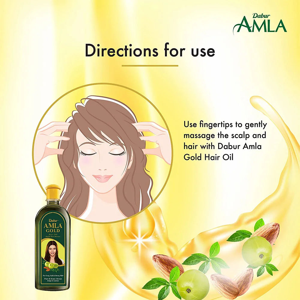 Dabur Amla Gold Hair Oil ,200 ml | 300 ml x-pression