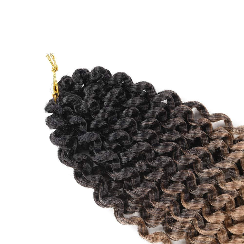 Kuknus Collection Boho Water Wave 14” Synthetic Passion Twist Hair for Woman Girls x-pression