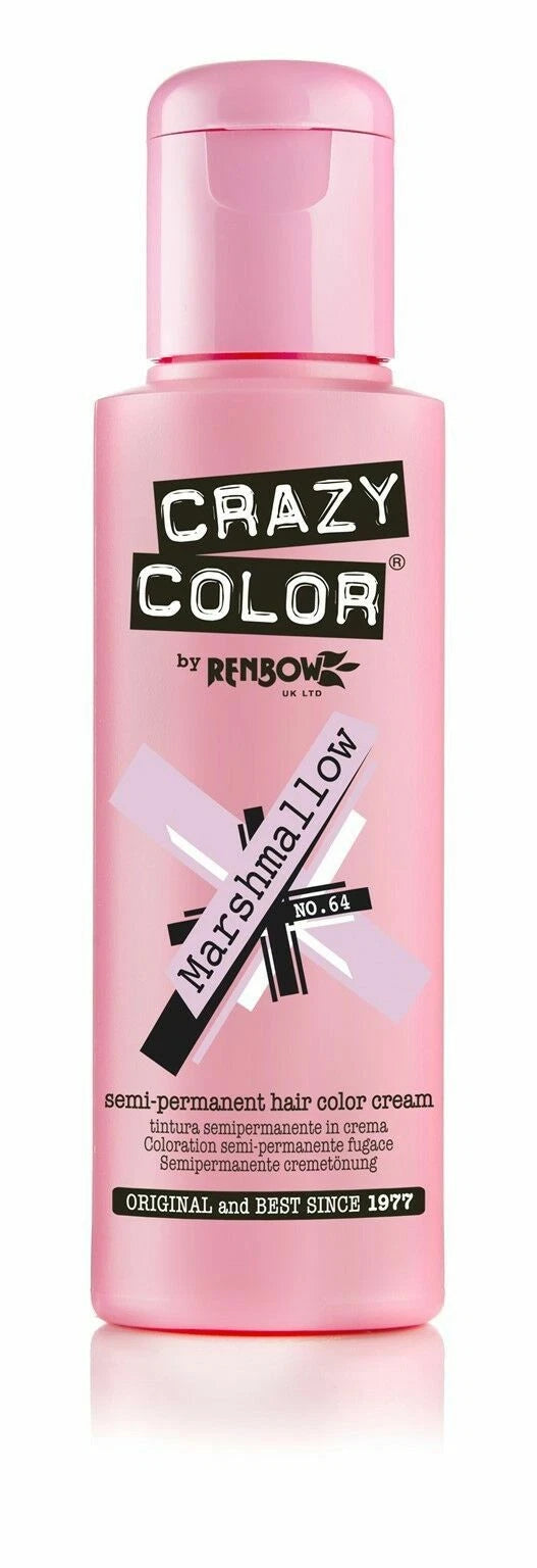 2X CRAZY COLOR SEMI PERMANENT HAIR DYE 100ml - All Colours x-pression