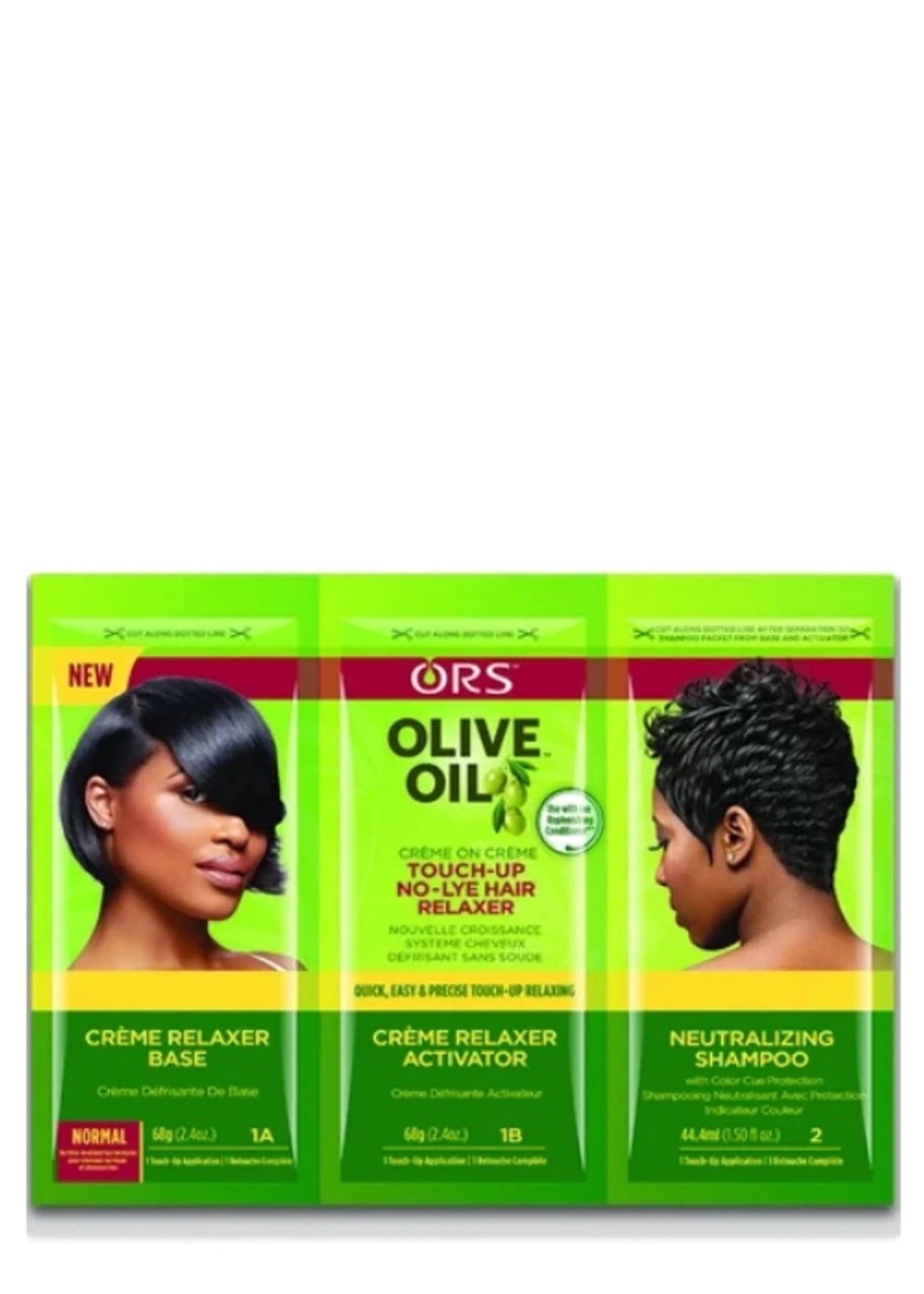 ORS Olive Oil Crème on Crème Touch-Up No-Lye Hair Relaxer Tri-Pack x-pression