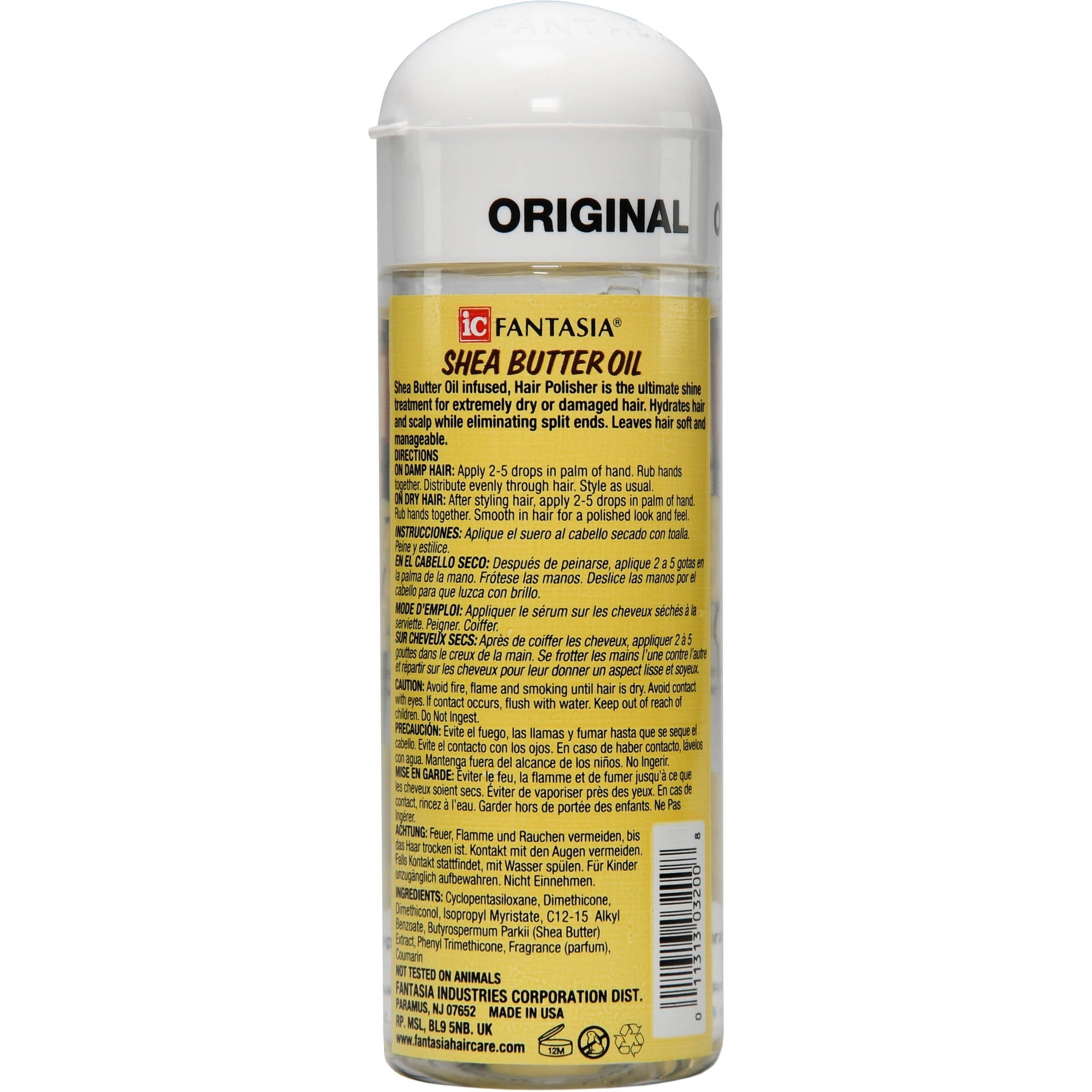 IC Fantasia Hair Polisher Shea Butter Oil Serum - 6oz x-pression