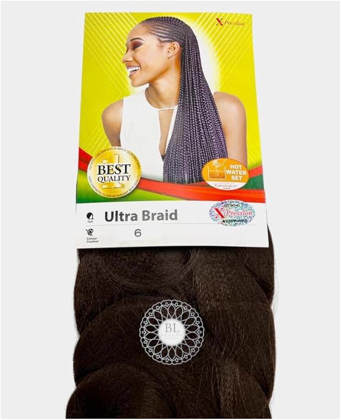X-PRESSION Ultra Braiding Hair - Original Kanekalon, All Shade Available - 82'' x-pression