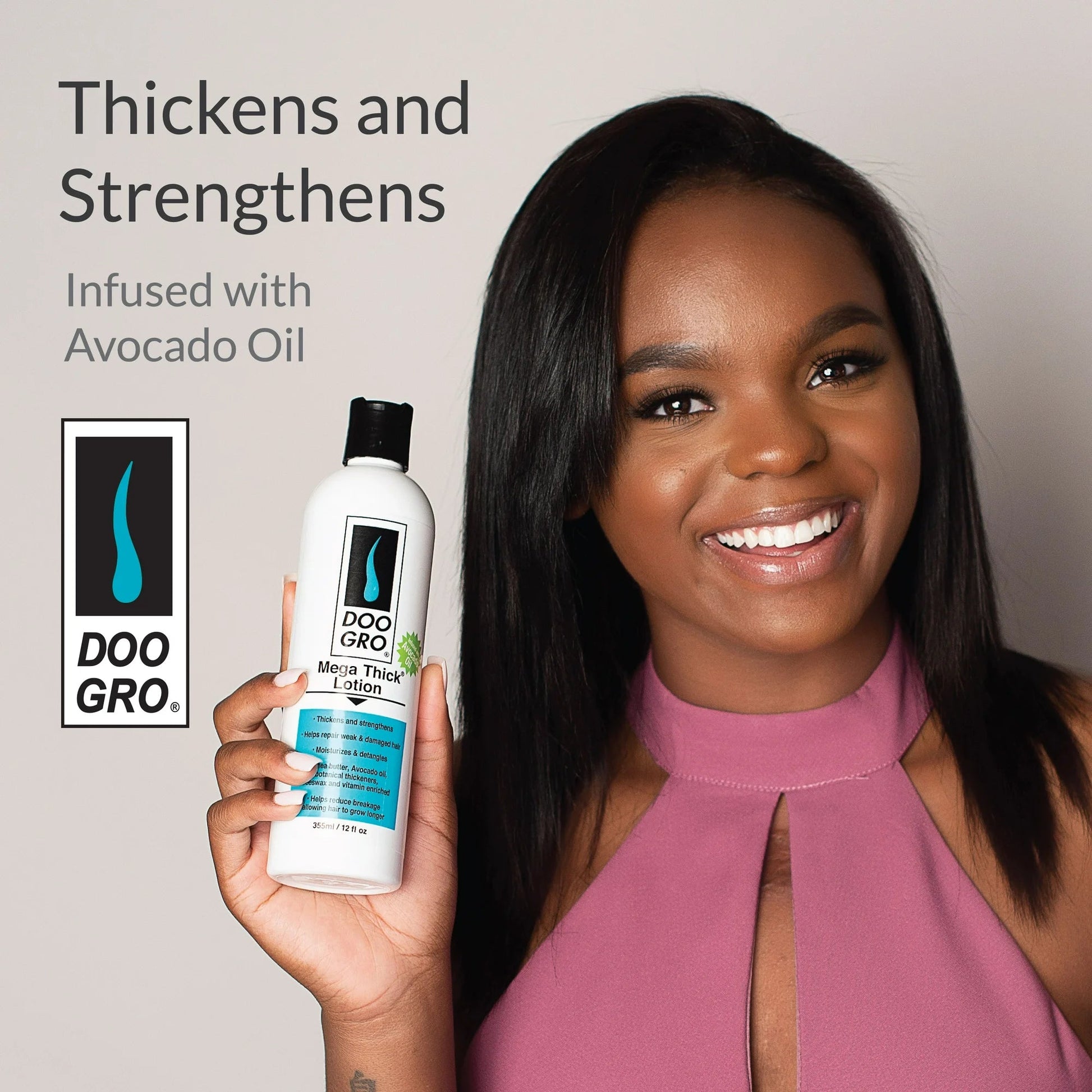 Doo Gro Mega Thick Lotion Infused With Avocado Oil, 12 Oz x-pression