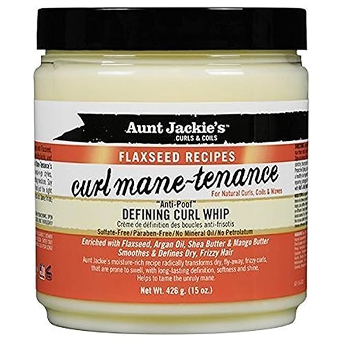 Aunt Jackie's 426 g Flaxseed Recipes Curl Mane Tenance Defining Curl Whip , 15 Fl oz x-pression