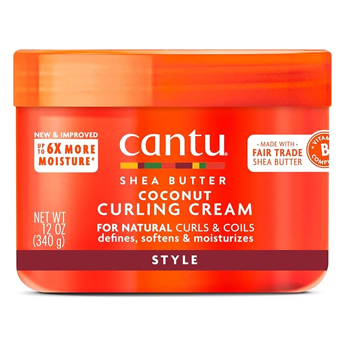 CANTU Coconut Curling Cream, 12 Ounce, 340 ml x-pression