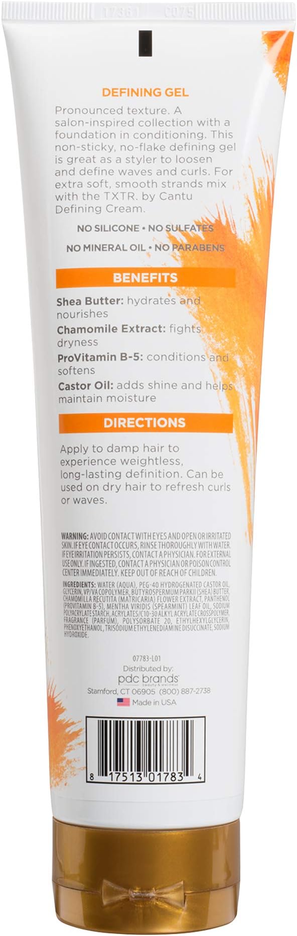 Cantu Txtr By Sleek Curls + Waves Defining Gel - 10oz, 283g x-pression