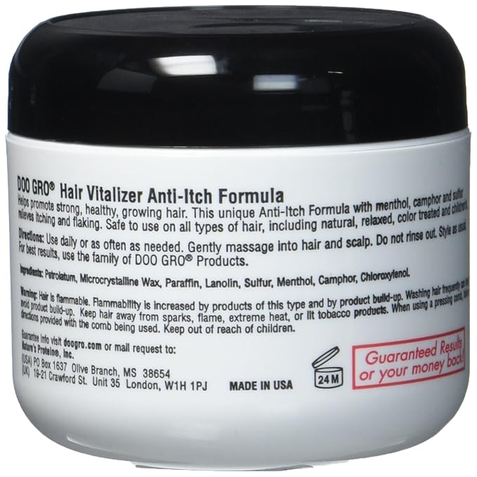 Doo Gro Hair Vitalizer, Anti-Itch Formula, 4 ounce x-pression