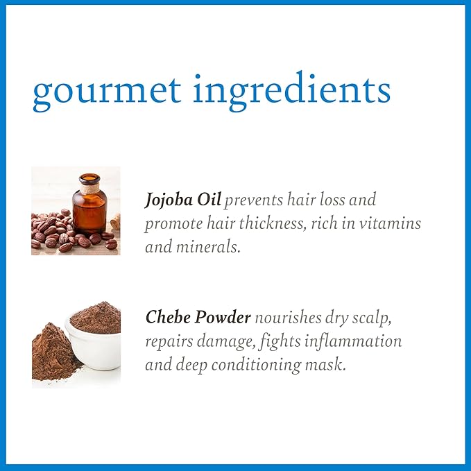 Camille Rose Vegan Black Castor Oil & Chebe Deep Hair Conditioner, with Jojoba Oil to Strengthen, Repair Damage, and Reduce Breakage, 8 oz x-pression