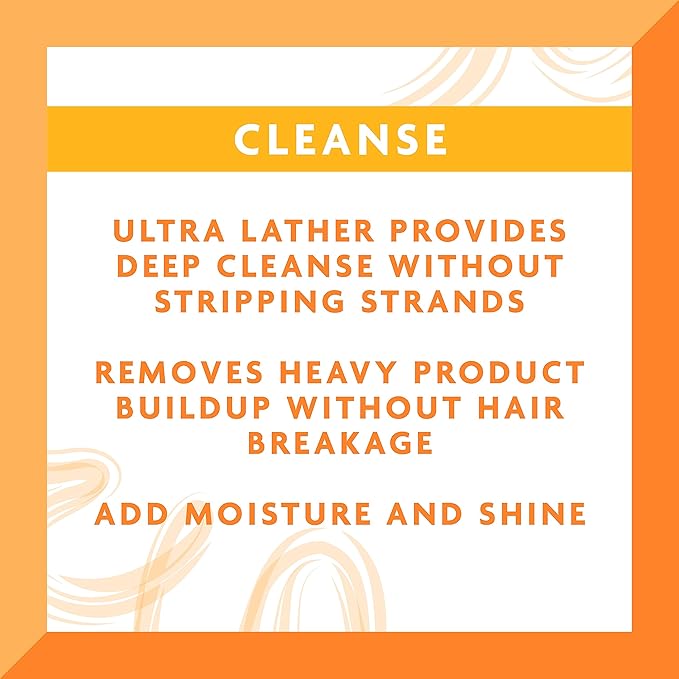 Cantu Shea Butter Moisturizing Cream Shampoo, 13.5 Ounce x-pression