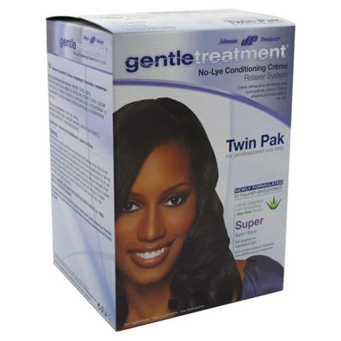 Gentle Treatment No Lye Conditioning Crème Relaxer System Twin Pak , Super x-pression