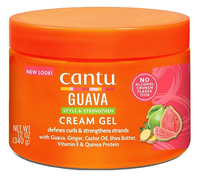 Cantu Guava Style & Strengthen, Cream Gel, 12 oz (340 g) x-pression