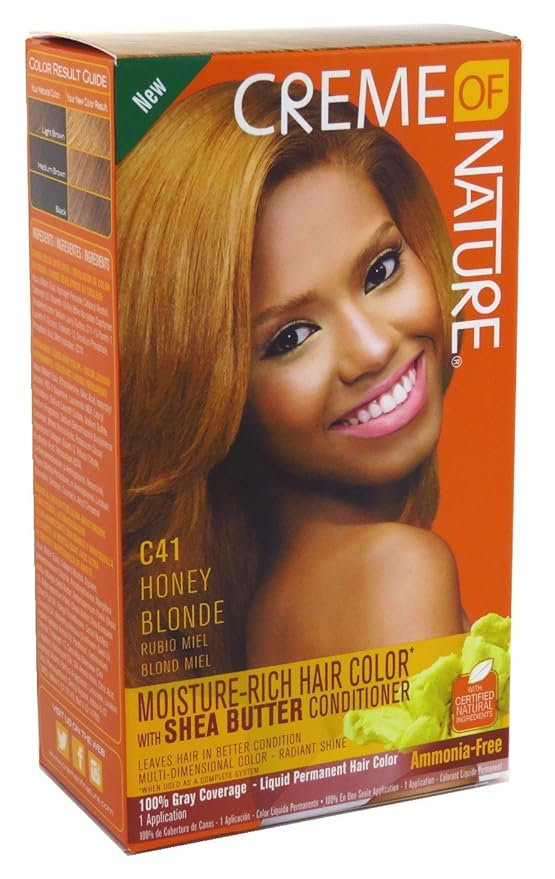 Creme Of Nature Color C41 Honey Blonde Kit, 1 Application x-pression