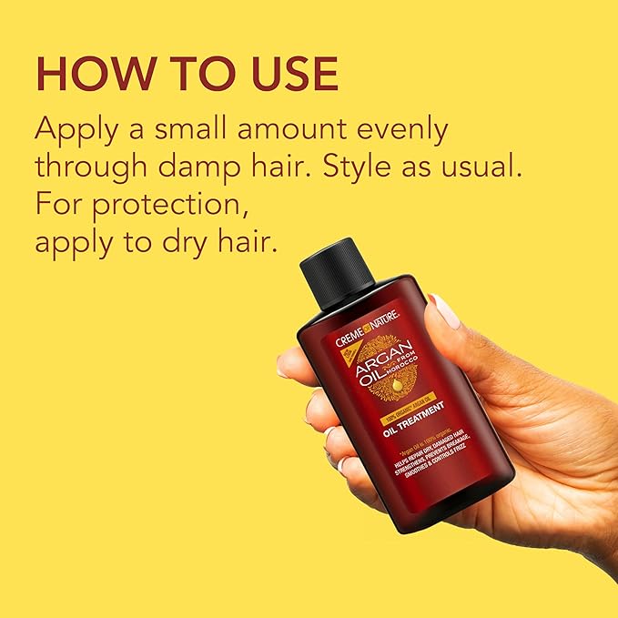 Crème of Nature Argan Oil Treatment, 3 Ounce x-pression