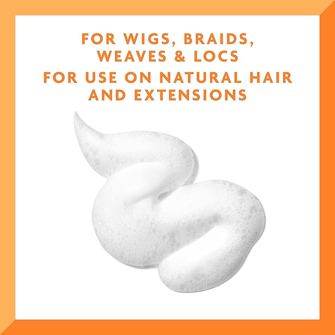 CANTU Protective Styles by Angela Set & Refresh Foam with Apple Cider Vinegar & Aloe, 8 Ounce, 237 ml x-pression