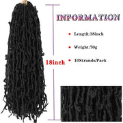 Impression l Butterfly Locs l Crochet Hair l Faux Locs 18" Lengths x-pression