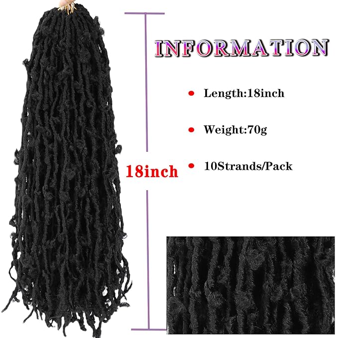 Impression l Butterfly Locs l Crochet Hair l Faux Locs 18" Lengths x-pression