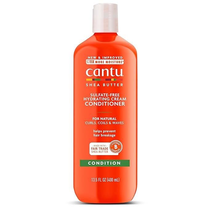 CANTU Shea Butter For Natural Hair Hydrating Cream Conditioner, 13.5 Ounce, 400 ml x-pression