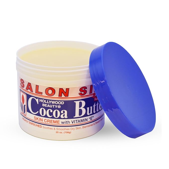 Hollywood Beauty Cocoa Butter Skin Cream With Vitamin E - Enrich, Soothe, & Smooth Dry Skin x-pression