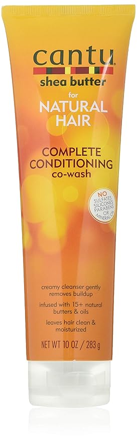 CANTU Shea Butter for Natural Hair Complete Conditioning Co-Wash, 10 OZ, 284 ml x-pression