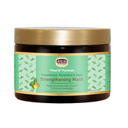 African Pride Feel It Formula Hair Strengthening Mask Treatment with Peppermint, Rosemary & Sage, For All Hair Types - Aids Hair Growth, Nourishes Split Ends & Dry Scalp, 12oz x-pression