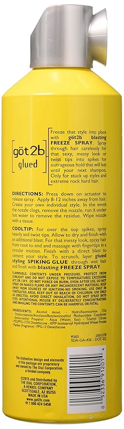 Got2b Glued Blasting Freeze Spray, 12 oz, 300 mL x-pression