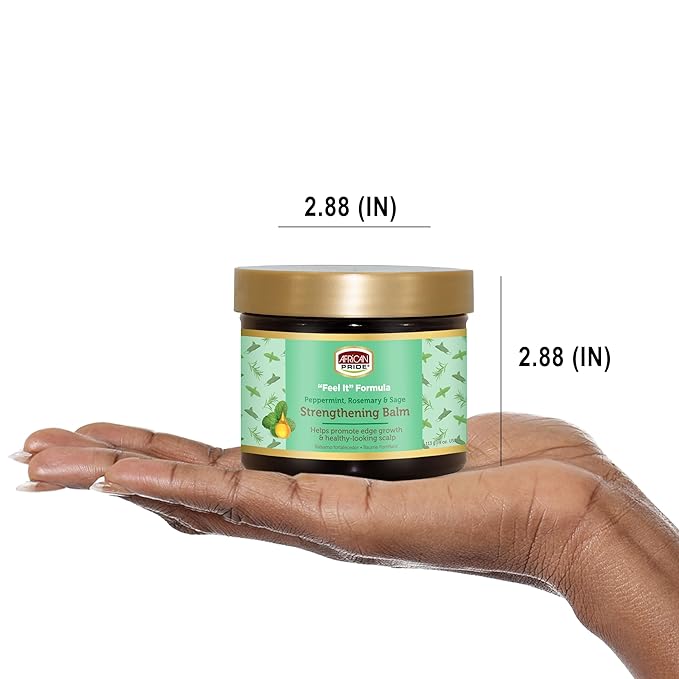 African Pride Feel It Formula Hair Strengthening Balm - 4oz x-pression