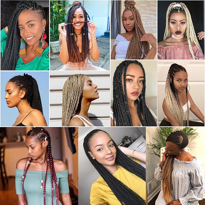 Kuknus Braid Professional 6X Pre-Stretched Anti-Itch Fibre 26″ x-pression