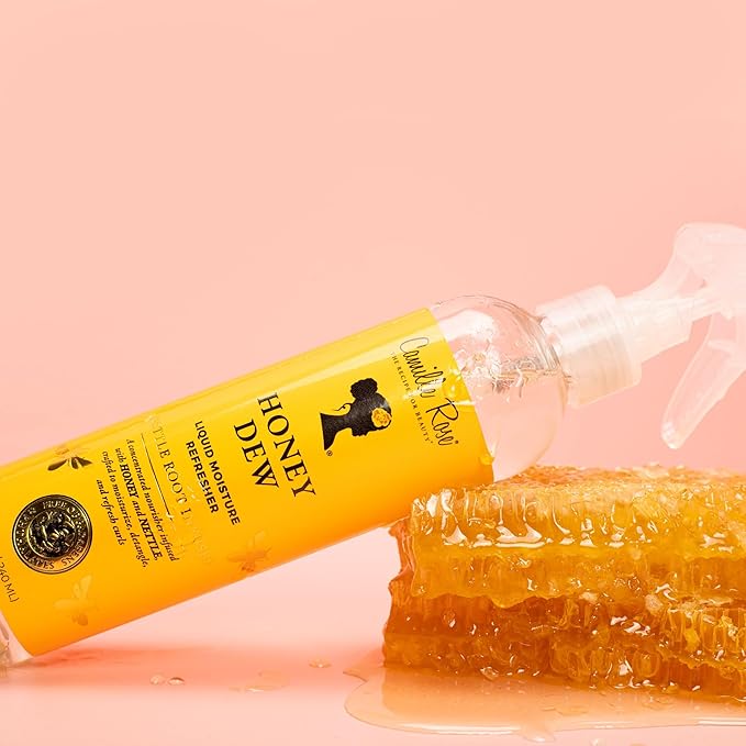 Camille Rose Honey Dew Liquid Moisture Hair Refresher, with Honey and Nettle Root, for a Daily Curl Refresh and Soft, Silky Hair, 8 fl oz x-pression