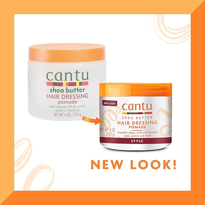 CANTU Shea Butter Hair Dressing Pomade, 4 Ounce x-pression