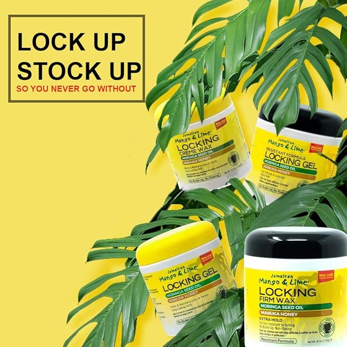 Jamaican Mango & Lime Resistant Formula Locking Firm Wax, 6 Ounce x-pression