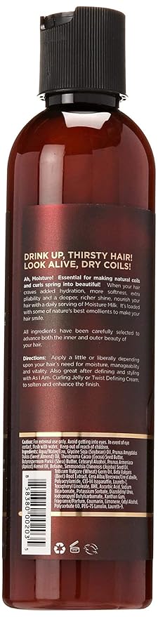 AS I AM Moisture Milk Daily Hair Revitalizer, 8 Oz x-pression