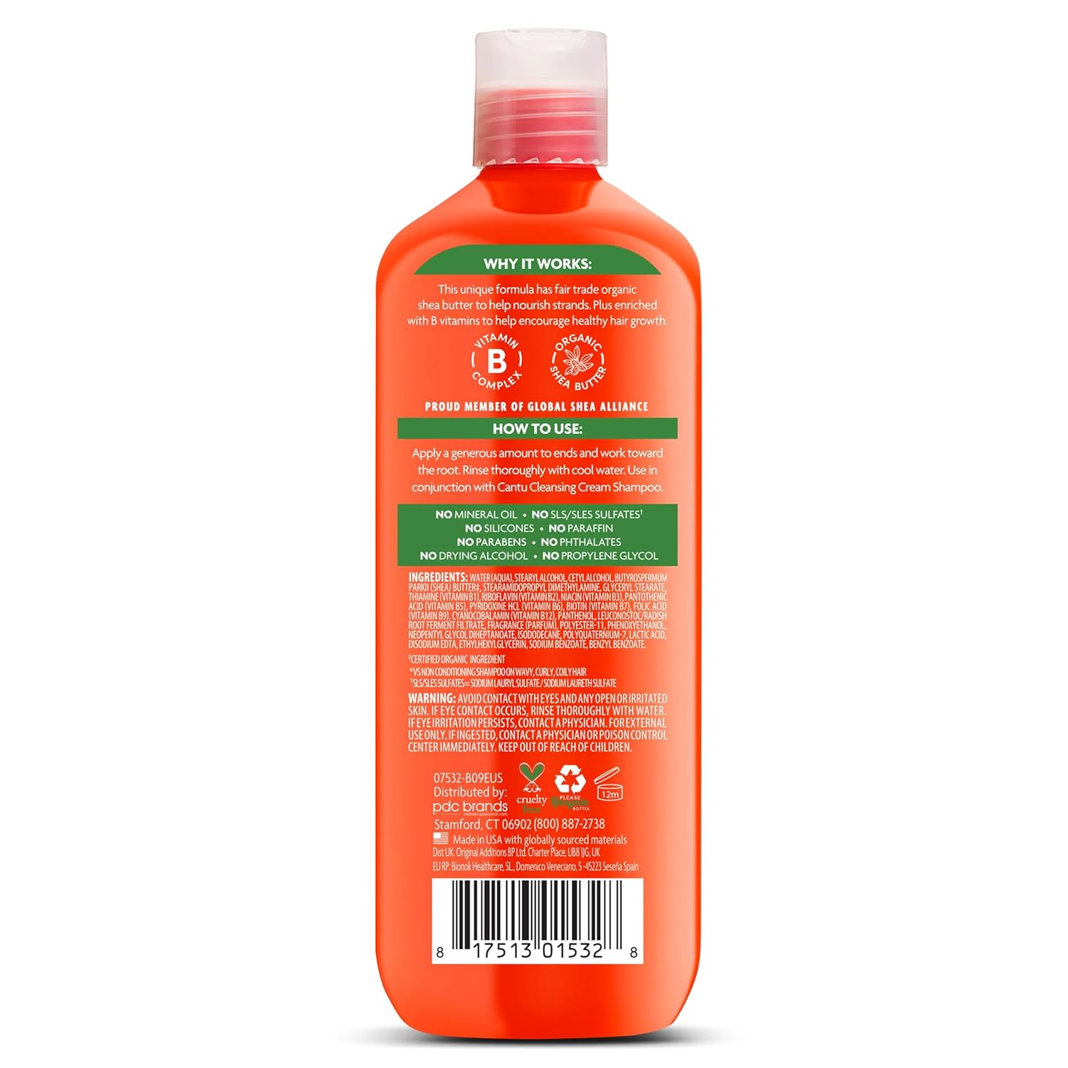 CANTU Shea Butter For Natural Hair Hydrating Cream Conditioner, 13.5 Ounce, 400 ml x-pression