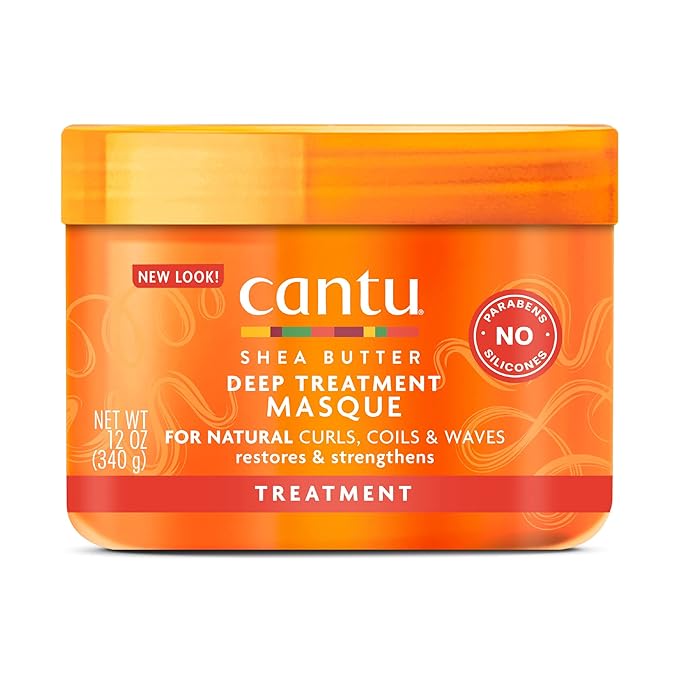 Cantu Shea Butter for Natural Hair Deep Treatment Masque, 12 Ounce x-pression