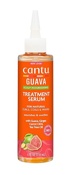 Cantu Guava & Ginger, Scalp Nourishing Treatment Serum, 4 fl oz (118 ml) x-pression