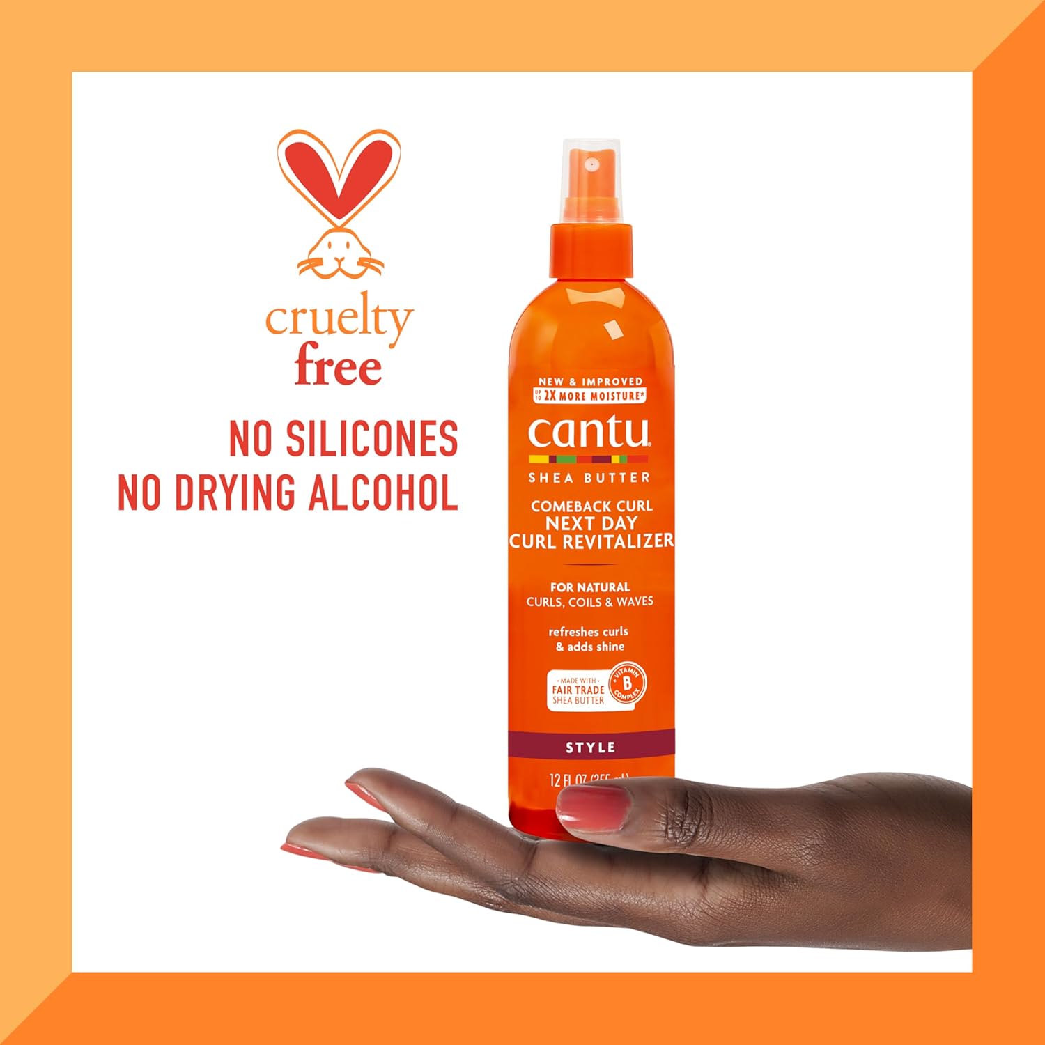 CANTU Comeback Curl Next Day Curl Revitalizer, 12 Fluid Ounce x-pression