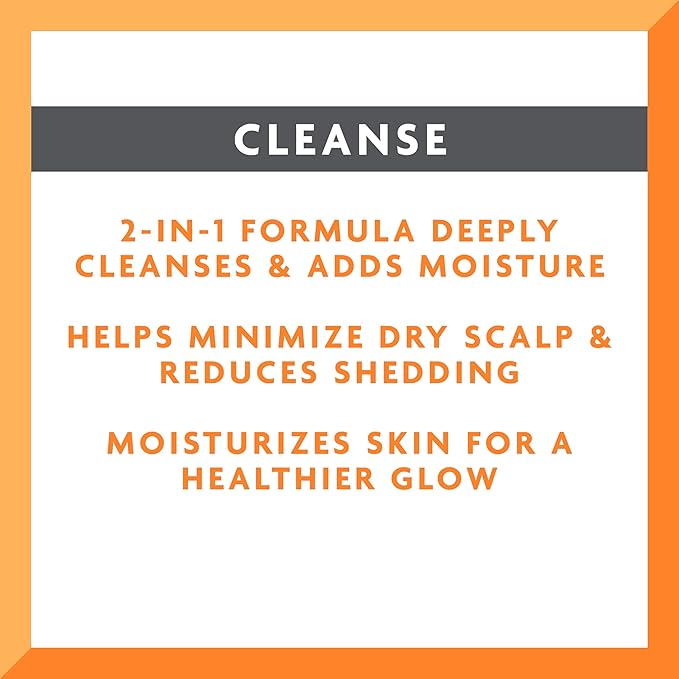 CANTU Men's 2-In-1 Shampoo and Bodywash, 400 ml x-pression