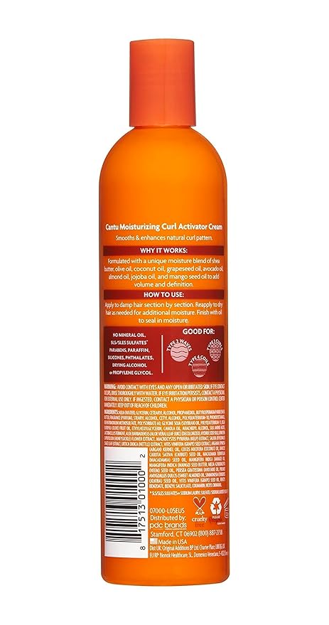 CANTU Shea Butter Moisturizing Curl Activator Cream, 12 Oz (355 ml) x-pression