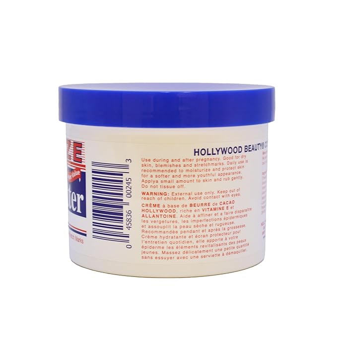Hollywood Beauty Cocoa Butter Skin Cream With Vitamin E - Enrich, Soothe, & Smooth Dry Skin x-pression