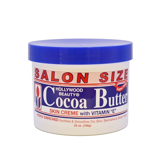 Hollywood Beauty Cocoa Butter Skin Cream With Vitamin E - Enrich, Soothe, & Smooth Dry Skin x-pression