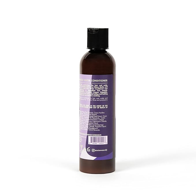 AS I AM RICE WATER CONDITIONER 8oz- with Forbidden Black Rice, Saw Palmetto, Biotin - Gentle Cleanser - Moisturizing - Vegan & Cruelty Free - Sulfate Free - Paraben Free - For All Hair Types x-pression