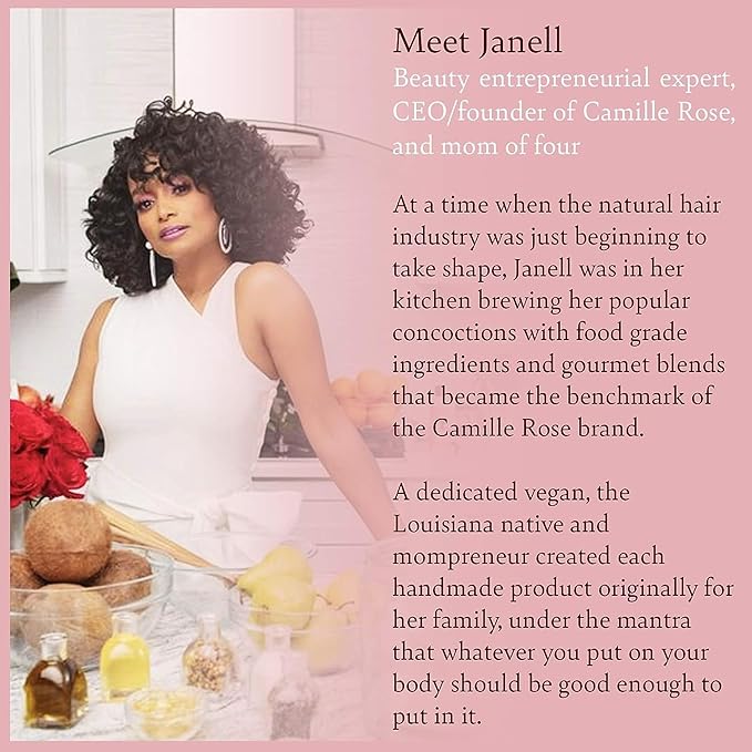 Camille Rose Naturals Caramel Cowash Cleansing Conditioner, 8 Oz x-pression