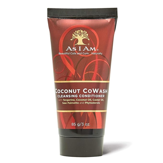 As I Am Coconut Co-wash Cleansing Conditioner, 3 ounce Travel Size x-pression