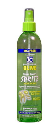 IC Fantasia Hair Polisher Olive Firm Hold Spritz Hair Spray, 10 Ounce x-pression