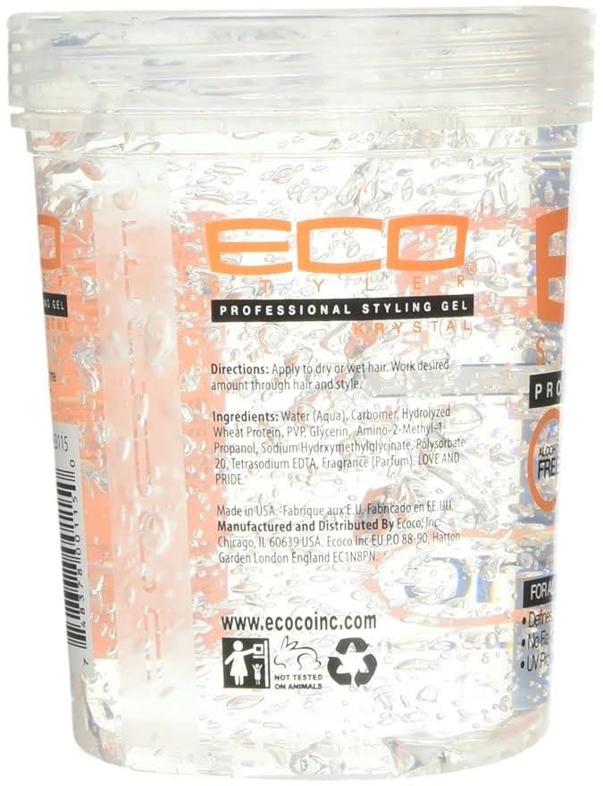 Eco Style Professional Styling Gel Krystal Maximum Hold x-pression