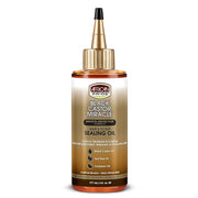 African Pride Black Castor Miracle Hair & Scalp Sealing Oil - Locks in Moisture & Soothes, Contains Black Castor/Tea Tree/Soybean Oil, 6 oz x-pression