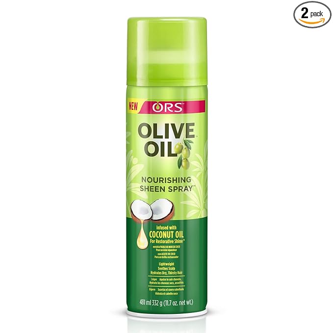 Olive Oil Ors Nourishing Sheen Spray, 11.7 oz, 481 ml x-pression