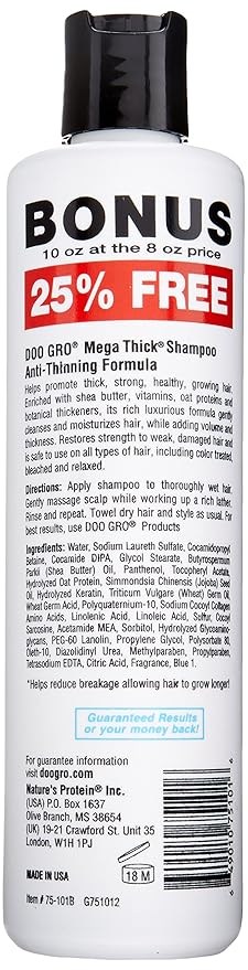 Doo Gro Mega Thick Growth Shampoo, 10 Ounce x-pression