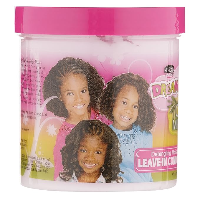 African Pride Dream Kids Leave-In Conditioner, Olive Miracle, 15 oz. x-pression