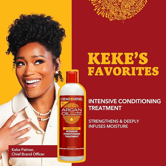 Crème of Nature Argan Oil from Morocco Intensive Conditioning Treatment, 12 Ounce x-pression