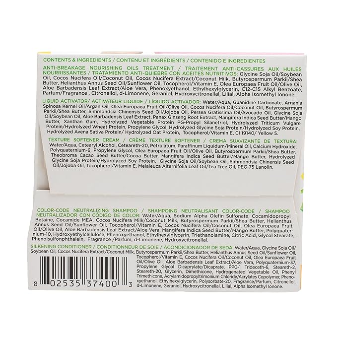 Just For Me- No-Lye Texture Softener Kit For Kids - 1 Application x-pression